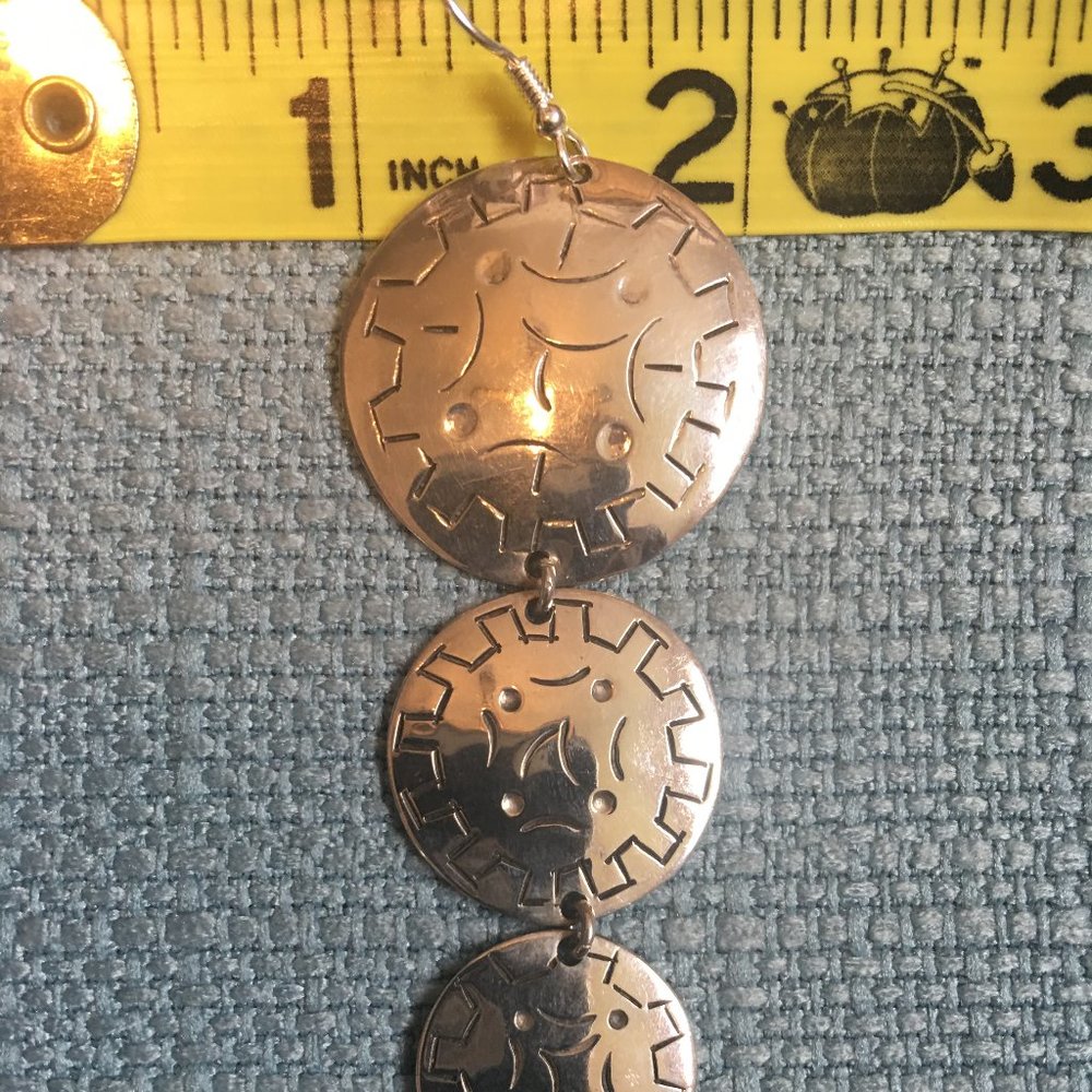Sterling Silver Dangle Earrings - Picture 8 of 10